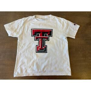 Champion Texas Tech University Youth M 7/8 Tee T-Shirt gameday collegiate
